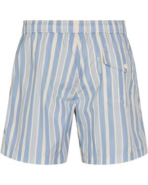Moncler Simple Swim Trunks - Blue