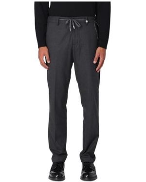 Myths Apollo Drawstring Straight-Leg Trousers - Black