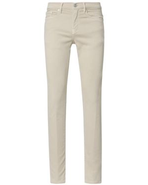 FRAME High-Waisted Slim-Fit Jeans - Natural
