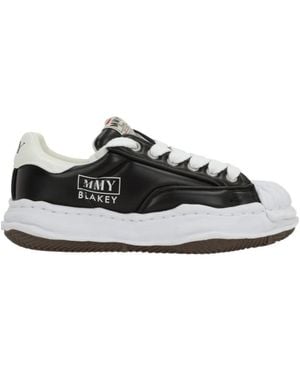 Maison Mihara Yasuhiro Blakey Og Sole Padded Pu Low-Top Sneakers - Black