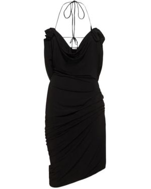 Magda Butrym Draped Dress - Black