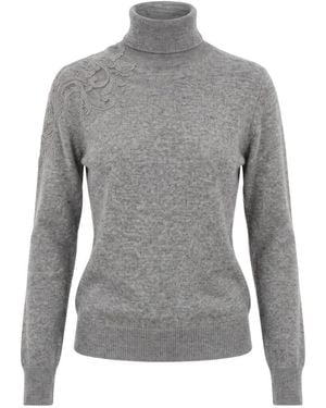 Ermanno Scervino Turtle Neck Jumper - Grey