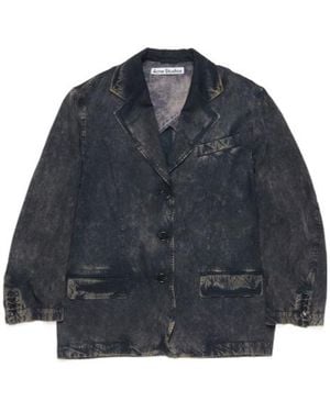 Acne Studios Single-Breasted Jacket - Blue