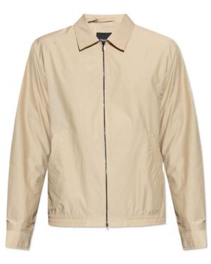 Theory Zip-Up Lightweight Jacket - Natural