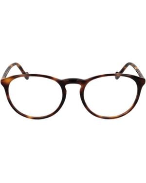 Moncler Eyewear Round Frame Glasses - Metallic