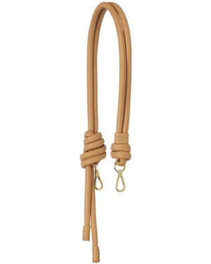 Fendi Leather Shoulder Strap - White
