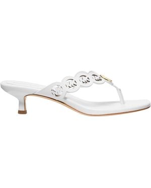 MICHAEL Michael Kors Midheel Slippers - White