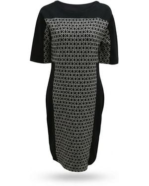 Weekend by Maxmara Round Neck Dress - Black