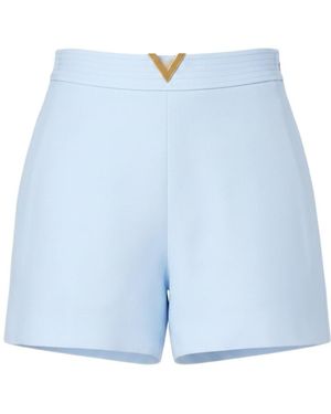 Valentino Logo Shorts - Blue