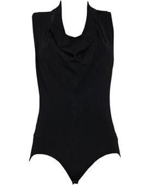 Sportmax Solid Sleeveless Bodysuit - Black