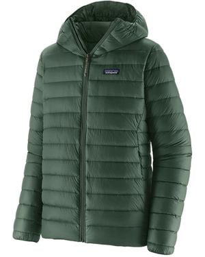 Patagonia Down Jumper Hooded Down Jacket - Green
