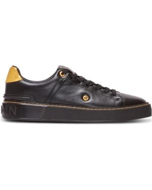 Balmain B Court Lace-Up Sneakers - Black