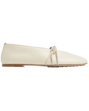 Bottega Veneta Rosa Mary-Jane Ballerina - White
