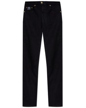 Versace Jeans Couture Couture Logo Patch Skinny Jeans - Black