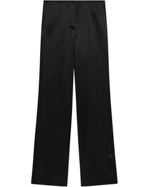 Helmut Lang Minimal Satin Trousers - Black