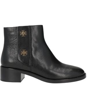 Tory Burch Minimal Leather Boots - Black
