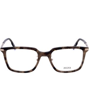 ZEGNA Square Frame Glasses - White