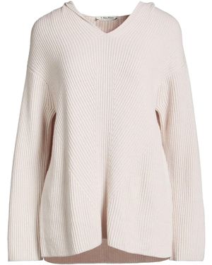 Max Mara Solid Color Long-Sleeve Knit Sweatshirt - Pink