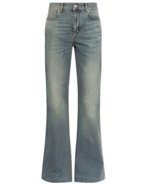 McQueen Belt-Loop Jeans - Grey