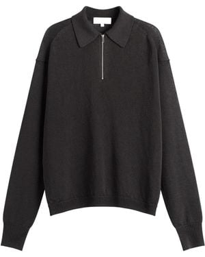 Studio Nicholson Zip Pullover - Black