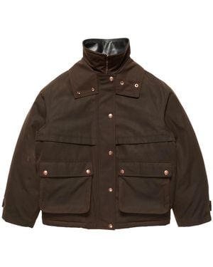 Acne Studios Long-Sleeved Down Jacket - Brown