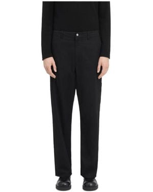MM6 by Maison Margiela Straight-Leg Cargo Trousers - Black