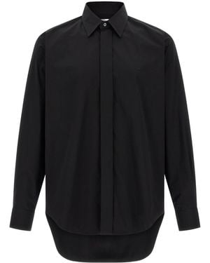 McQueen Logo Embroidery Shirt - Blue