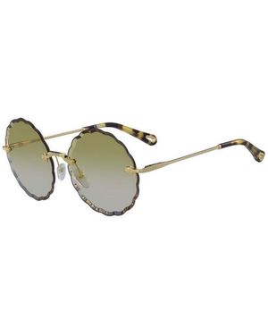 Chloé Chloé Eyewear Rosie Petite Flower Sunglasses - Metallic