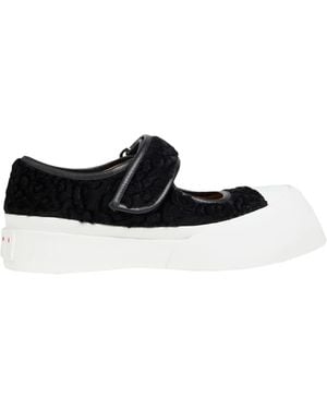 Marni Multicolored Mary Jane Shoes - Black
