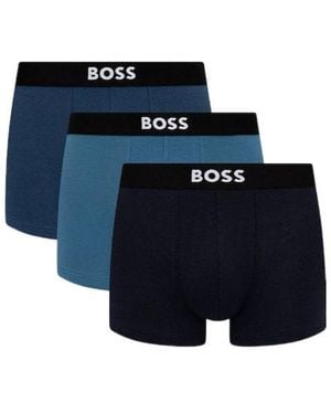 BOSS Three-Pack Of Boxer Briefs - Blue