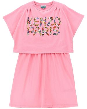 KENZO Short Sleeve Dress - Pink