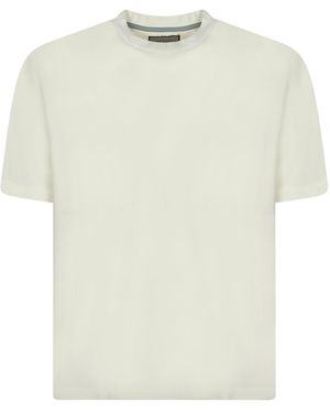 Canali Short-Sleeved T-Shirt - White