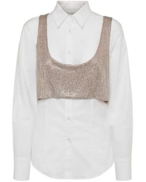 GIUSEPPE DI MORABITO Long-Sleeved Shirt - White