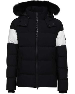 Moose Knuckles Strivers Row Hooded Down Jacket - Black