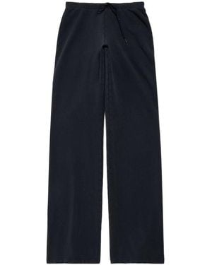 Balenciaga Bow Flared Joggers - Blue