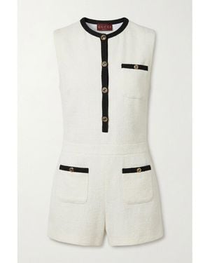 Gucci Sleeveless Jumpsuit - White