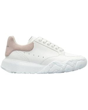 McQueen Court Sneakers - White
