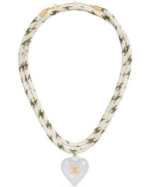 Celine Cœur Triomphe Necklace - Metallic