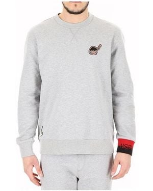 Lanvin Logo Details Hoodie - Grey