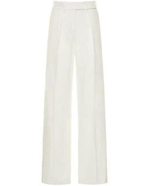 Alexandre Vauthier Straight High-Waist Casual Trousers - White