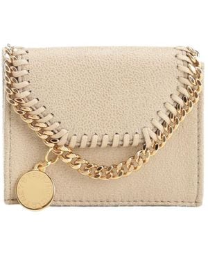 Stella McCartney Falabella Trifold Wallet - Natural