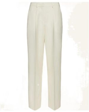 Magda Butrym Wide Leg Tailored Trousers - White