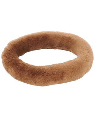 Chloé Plush Hairband - Brown
