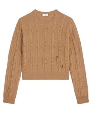 Celine Crewneck Sweater - Natural
