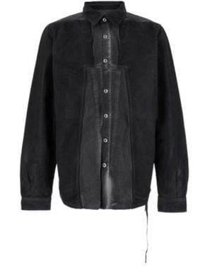 Rick Owens Splintered Shirt - Black