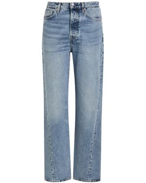 TOTEME Twisted-Seam Straight-Leg Jeans - Blue