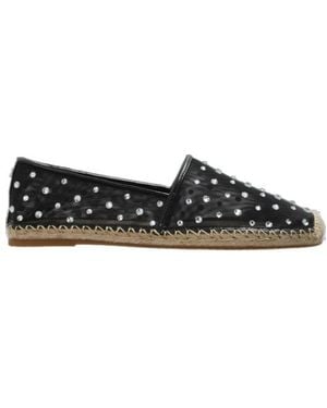 MICHAEL Michael Kors Crystal-Embellishment Espadrilles - Black