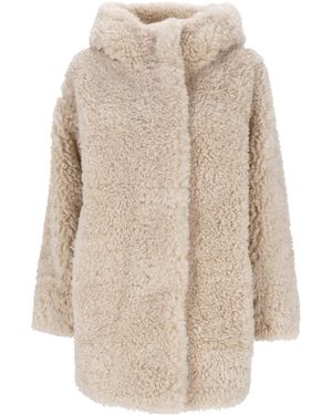 Rrd Wool Hooded Jacket - Natural