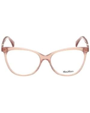 Max Mara Cat-Eye Frame Glasses - Natural