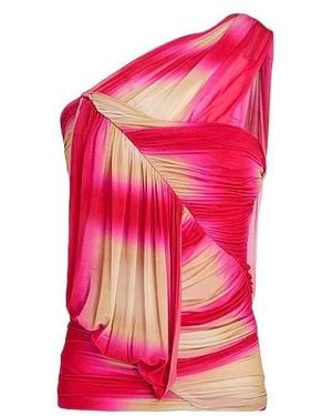 Rick Owens Off-Shoulder Top - Pink